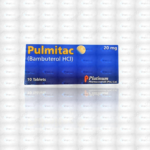 Pulmitac Tablets 20Mg (1 Box = 1 Strip)(1 Strip = 10 Tablets)