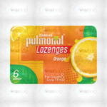 Pulmonol Flavour Orange Lozenges (1 Box = 6 Lozenges)