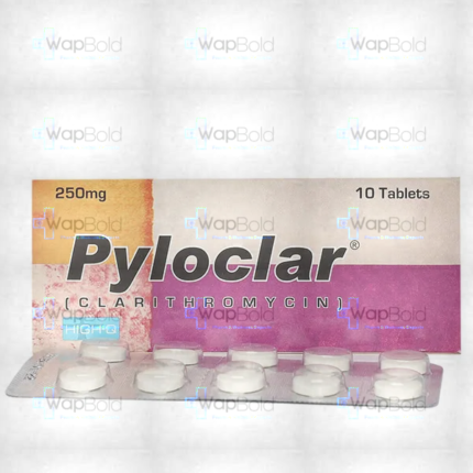 Pyloclar Tablets 250Mg (1 Box = 1 Strip)(1 Strip = 10 Tablets)