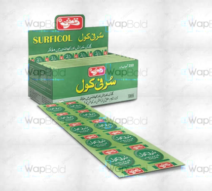 Qarshi Surficol Tablets (1 Strip = 10 Tablets)