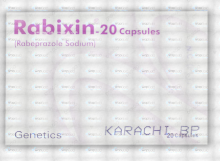 Rabixin Capsules 20Mg (1 Strip = 10 Capsules)
