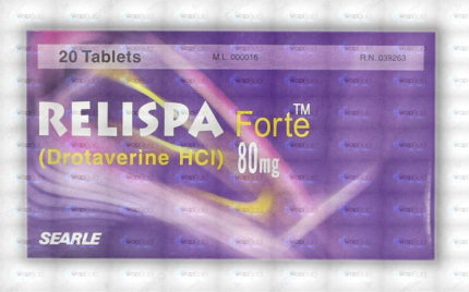 Relispa Forte Tablets 80Mg (1 Strip = 10 Tablets)