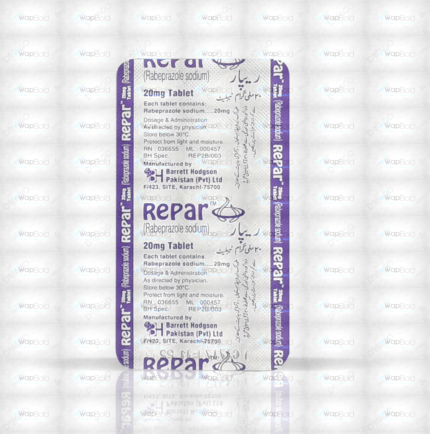 Repar Tablets 20Mg (1 Box = 1 Strip)(1 Strip = 10 Tablets)