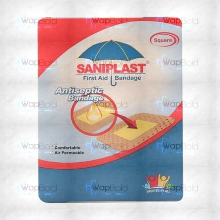 Saniplast Aqua Waterproof Bandage Square (Box = 20Pcs)