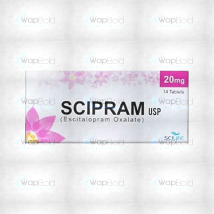 Scipram Tablets 20Mg (1 Strip = 7 Tablets)