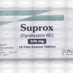 Suprox Tablets 500Mg (1 Box = 1 Strip)(1 Strip = 10 Tablets)