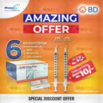 Syr Bd 1Cc Insulin 6Mm Syringe 1S