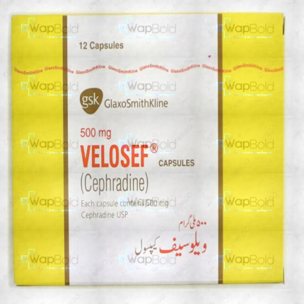 Velosef Capsules 500Mg (1 Strip = 6 Capsules)