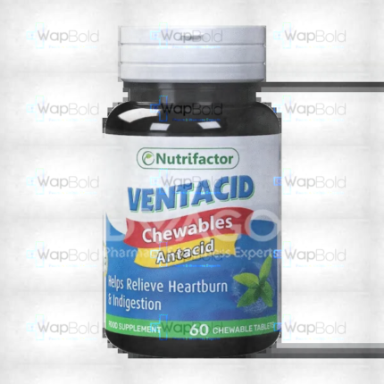 Ventacid Chewable Tablets (1 Bottle = 60 Tablets)