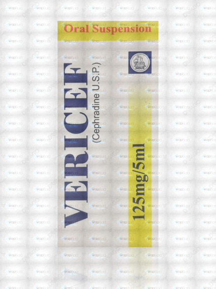Vericef 60Ml Suspension 125Mg/5Ml