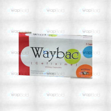Waybac Capsules 400Mg (1 Box = 1 Strip)(1 Strip = 5 Capsules)