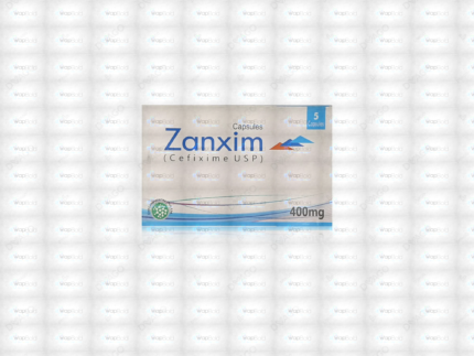 Zanxim Capsules 400Mg (1 Box = 1 Strip)(1 Strip = 5 Capsules)