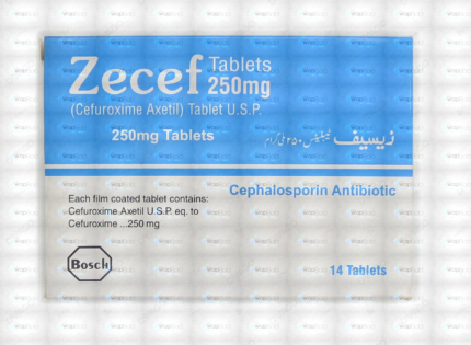 Zecef 250 Mg 14 Tablets