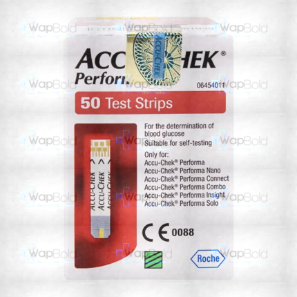 Accu-Chek Performa Gluco Strips (Box = 50 Strips)