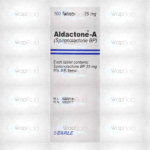 Aldactone-A Tablets 25Mg (1 Bottle = 100 Tablets)