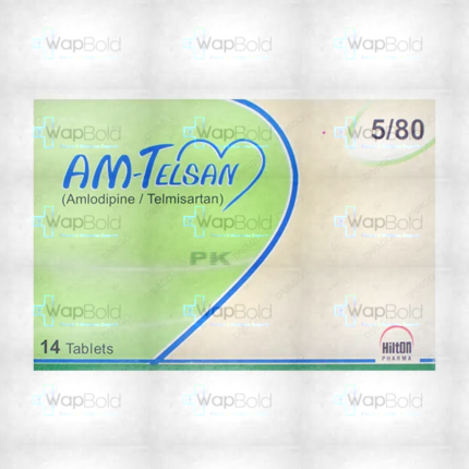 Am-Telsan Tablets 5Mg/40Mg (1 Box = 2 Strips) (1 Strip = 7 Tablets)