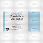 Ampiclox Capsules 250Mg (1 Box = 5 Strips) (1 Strip = 20 Capsules)