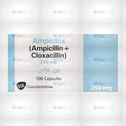 Ampiclox Capsules 250Mg (1 Box = 5 Strips) (1 Strip = 20 Capsules)