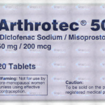 Arthrotec 50 Tablets 50Mg/200Mcg (1 Box = 2 Strips) (1 Strip = 10 Tablets)