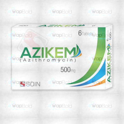 Azikem Tablets 500Mg (1 Box = 1 Strip)(1 Strip = 6 Tablets)
