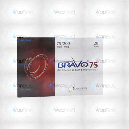 Bravo Tablets 75Mg (1 Strip = 10 Tablets)