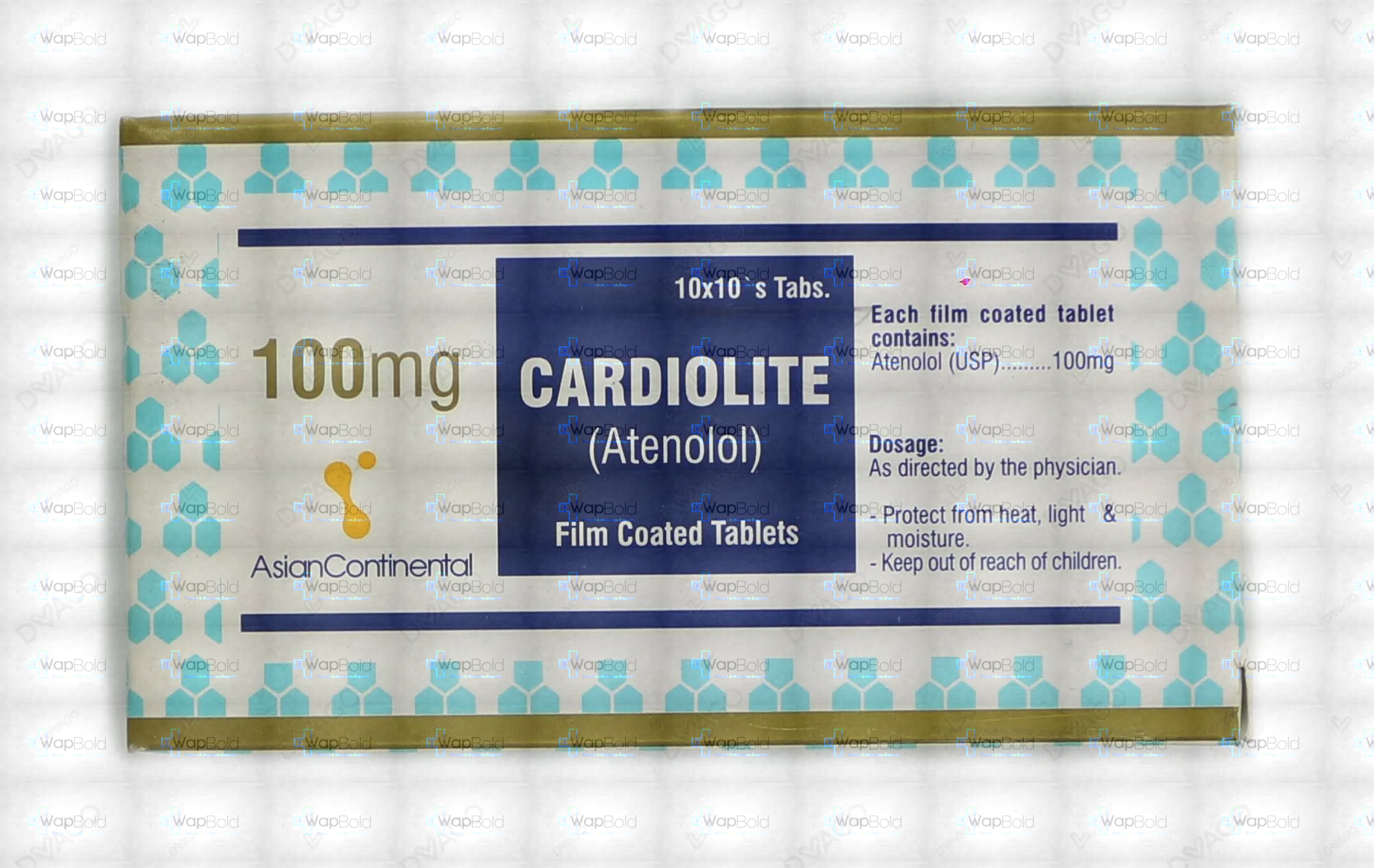 cardiolite-tablets-100-mg-100s.webp Cardiolite Tablets 100Mg (1 Box = 10 Strips) (1 Strip = 10 Tablets)