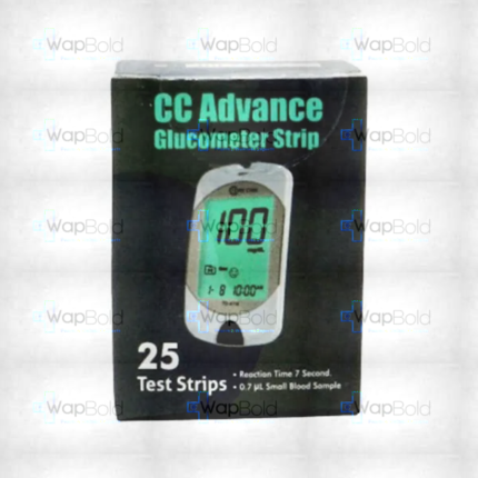 Cc(Clever Chek) Advanced Glucometer Strips -Td-4116