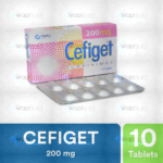 Cefiget Tablets 200Mg (1 Box = 1 Strip)(1 Strip = 10 Tablets)