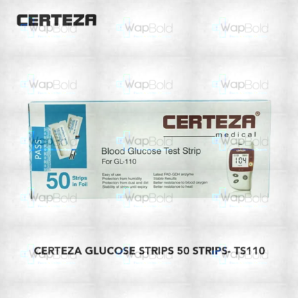 Certeza Ts110 Glucose Strips (Pack Of 50 Strips)