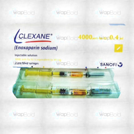 Clexane Injection 4000Iu/0.4Ml (1 Box = 2 Injections)