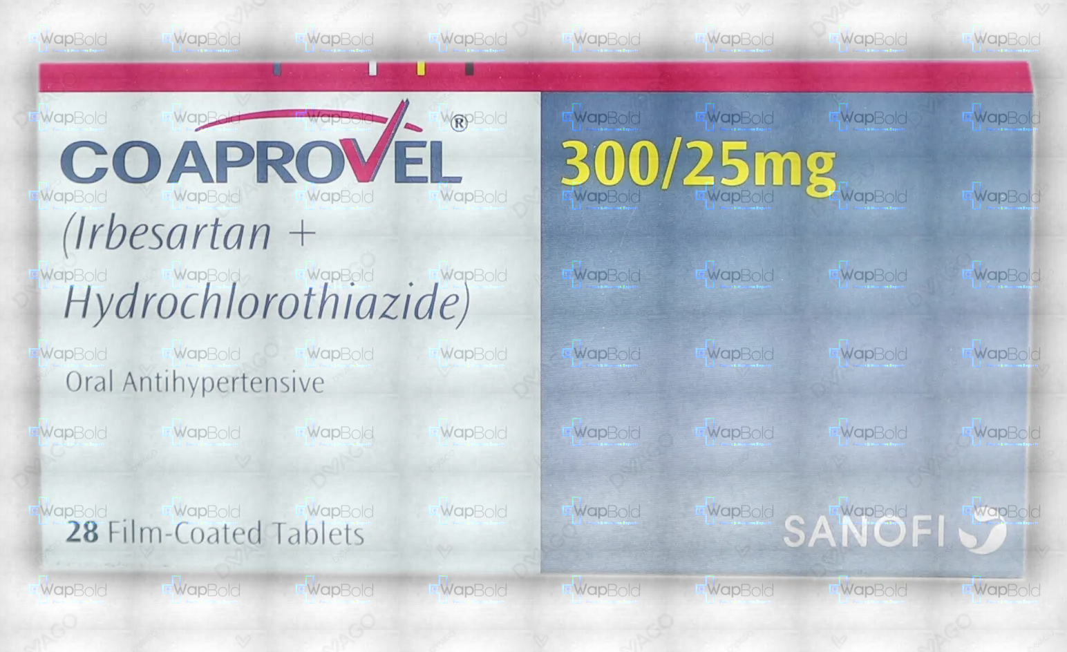 co-aprovel-tablets-30025-mg-2x14s.webp Co-Aprovel Tablets 300/25Mg (1 Strip = 14 Tablets)