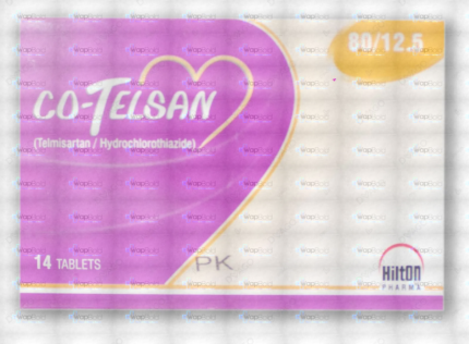 Co-Telsan Tablets 80/12.5Mg (1 Strip = 7 Tablets)