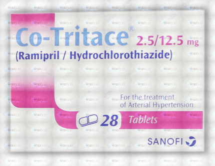 Co-Tritace Tablets 2.5/12.5Mg (1 Strip = 14 Tablets)