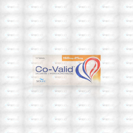 Co-Valid Tablets 160/25Mg (1 Box = 1 Strip)(1 Strip = 14 Tablets)