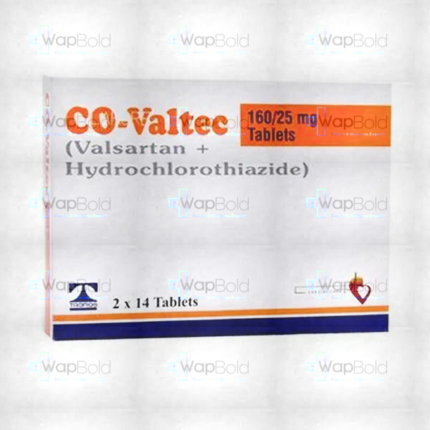 Co-Valtec Tablets 160/25Mg (1 Strip = 14 Tablets)