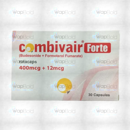 Combivair Forte Capsules 400Mg+12Mg (1 Box = 3 Strips) (1 Strip = 10 Capsules)