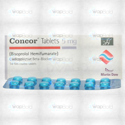 Concor Tablets 5Mg (1 Box = 1 Strip)(1 Strip = 14 Tablets)
