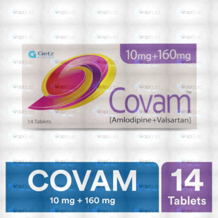 Covam Tablets 10Mg+160Mg (1 Strip = 7 Tablets)