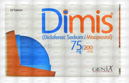 Dimis Tablets 75Mg/200Mg (1 Strip = 10 Tablets)