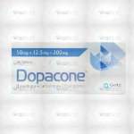 Dopacone Tablets 50+12.5+200Mg (1 Box = 3 Strips) (1 Strip = 10 Tablets)