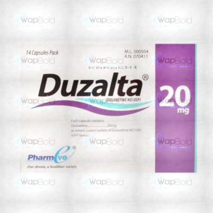 Duzalta Capsules 20Mg (1 Strip = 7 Capsules)