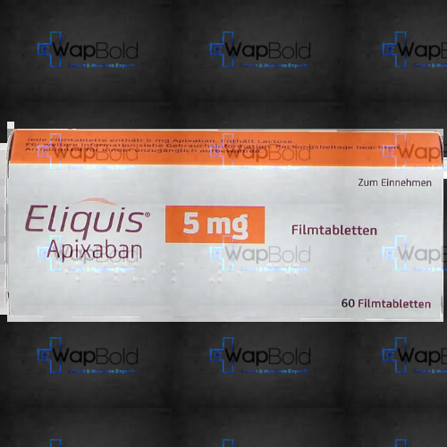 eliquis-tablets.webp Eliquis Tablets 5Mg (1 Box = 1 Strip)(1 Strip = 14 Tablets)