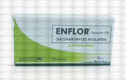 Enflor Capsules 250Mg (1 Box = 1 Strip)(1 Strip = 10 Capsules)