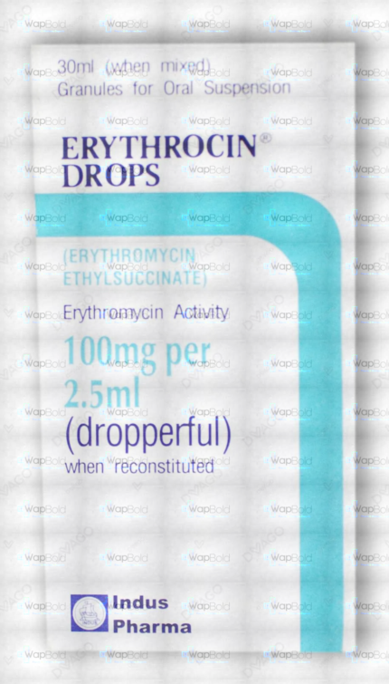 Erythrocin 30Ml Oral Suspension 100Mg/2.5Ml