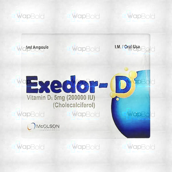 exedor-d-1s.webp Exedor-D Im/Oral 200,000Iu Injection 5Mg 1Ml (1 Box = 1 Injection)