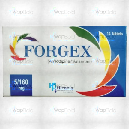 Forgex Tablets 5/160Mg (1 Box = 2 Strips) (1 Strip = 7 Tablets)