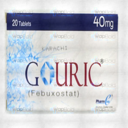 Gouric Tablets 40Mg (1 Box = 2 Strips) (1 Strip = 10 Tablets)