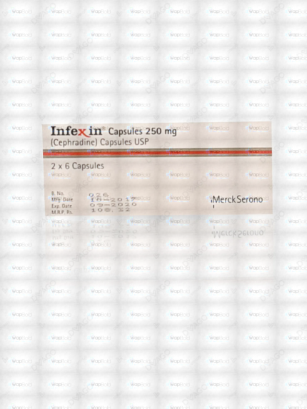 Infexin Capsules 250Mg (1 Strip = 6 Capsules)