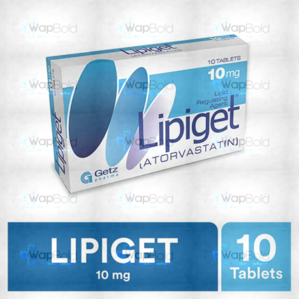 Lipiget Tablets 10Mg (1 Box = 1 Strip)(1 Strip = 10 Tablets)