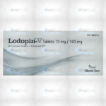 Lodopin-V Tablets 10Mg/160Mg (1 Box = 1 Strip)(1 Strip = 14 Tablets)
